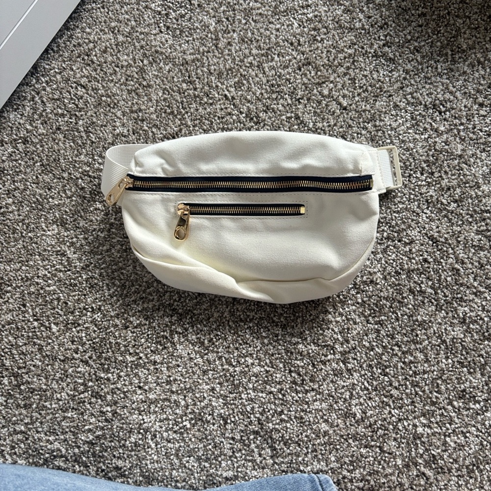 Stylish Cream Waist Bag